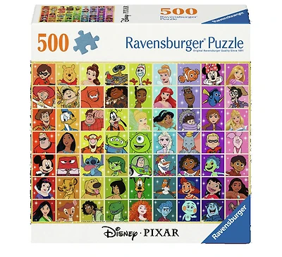 Ravensburger Palette de couleurs Disney et Pixar - Casse-tête de 500 pièces