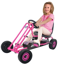 Go-kart à pédales Hauck Lightning, rose