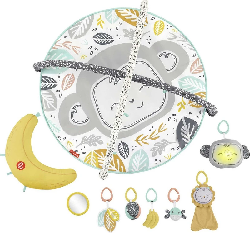 Fisher-Price - Tapis d'activités Snugamonkey Go Bananas