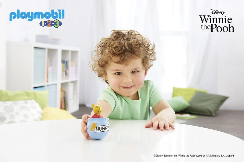 Playmobil - 1.2.3 and Disney: Winnie l'ourson et culbuto pot de miel