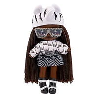 Na Na Na Fuzzy Surprise série 1 Zara Zebra - Poupée-mannequin articulée de 7 po (18 cm)