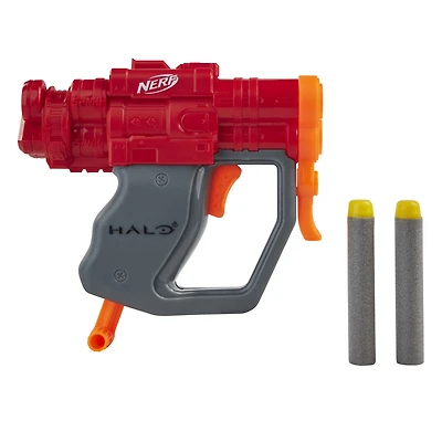 Nerf MicroShots Halo SPNKr, mini-blaster et 2 fléchettes Nerf