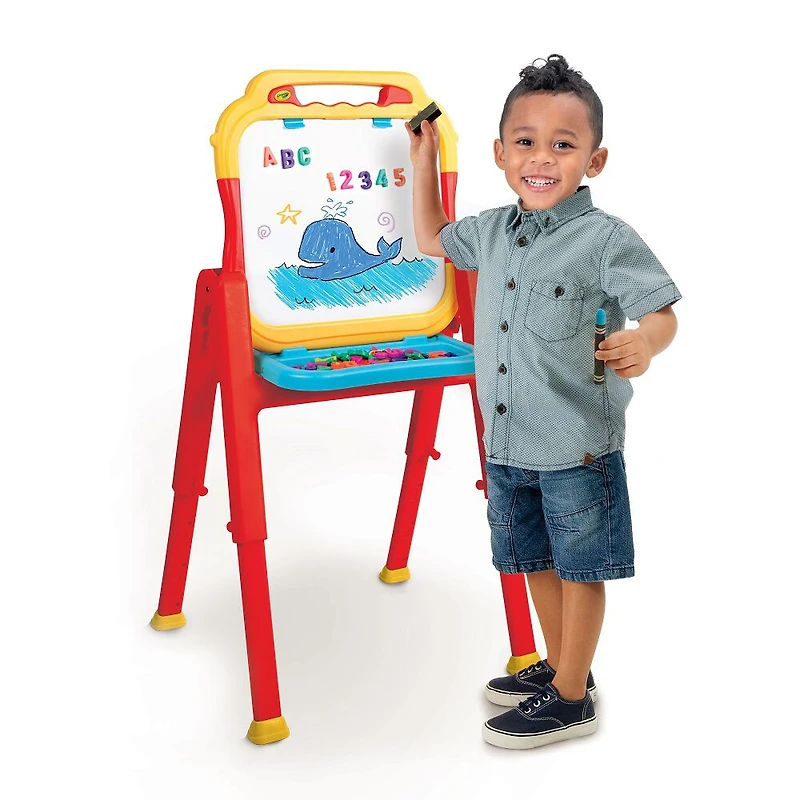 Chevalet d'art trois-en-un