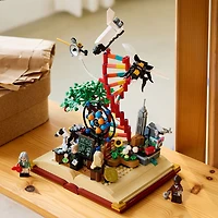 LEGO Ideas The Evolution of STEM Building Set - Minifigures of Scientists Sir Isaac Newton, Marie Curie and George Washington Carver - 21355