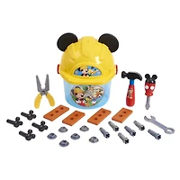 Disney Junior Mickey Mouse Handy Helper Tool Bucket, 25-pieces