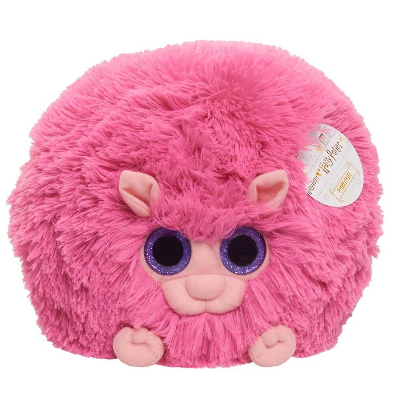 Peluche de 23 cm (9 pouces) de Pygmy Puff de Harry Potter, Grande Peluche d'Animal Rose - Notre exclusivité