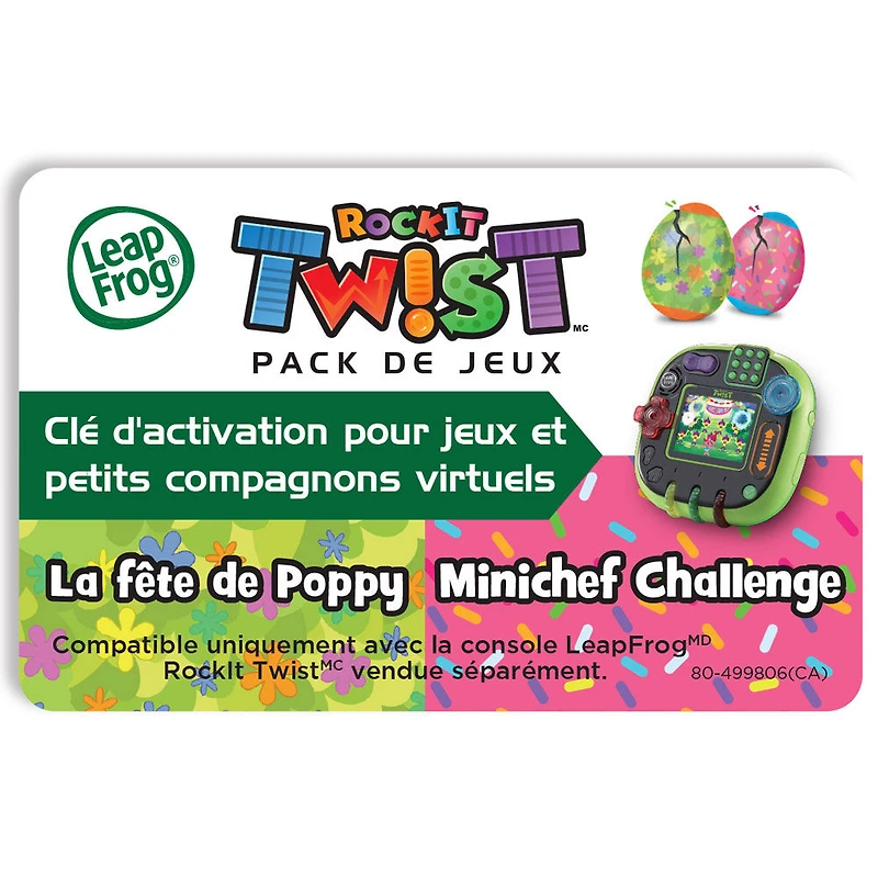LeapFrog RockIt Twist 2 Pack: Trolls Party Time With Poppy and Cookie's Sweet Treats