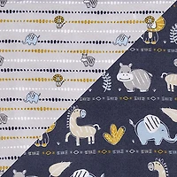 Sammy & Lou 2-Pack Microfiber Fitted Crib Sheet Set  - Zambia