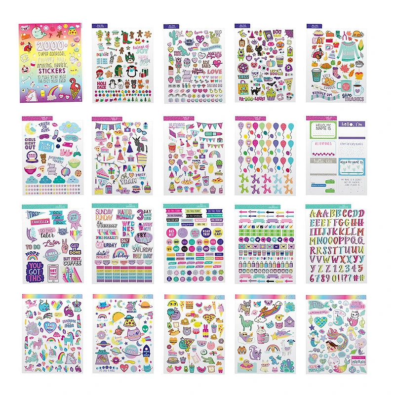 Fashion Angels 2000+ L'année dans le livre d'autocollants Ultimate Stickers - Édition anglaise