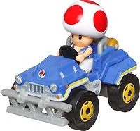 Hot Wheels Mario Kart Collection de répliques de véhicules, 1:64, Toad