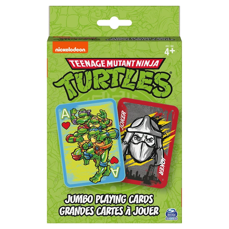 Grandes cartes à jouer Teenage Mutant Ninja Turtles
