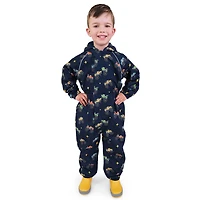 Kids Thin-Lined Rain Suits  | Big Trucks - 3T (3-4Y)