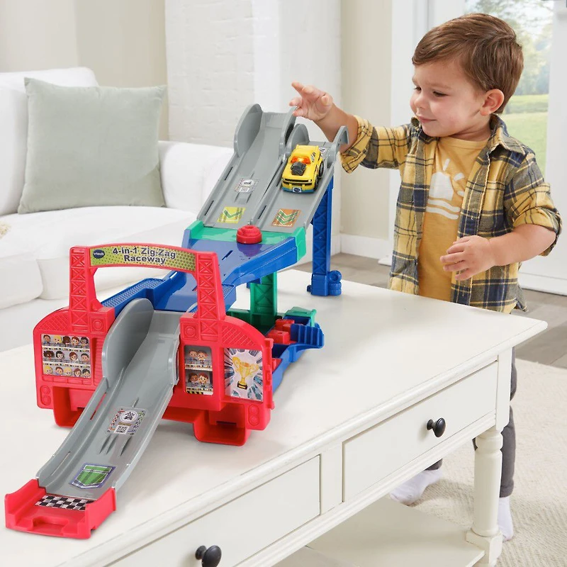 VTech Go! Go! Smart Wheels 4-in-1 Zig-Zag Raceway - English Edition
