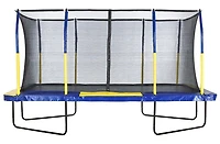 Upper Bounce Easy Assemble Mega 9' X 15' Rectangular Trampoline, with Fiber Flex Enclosure System