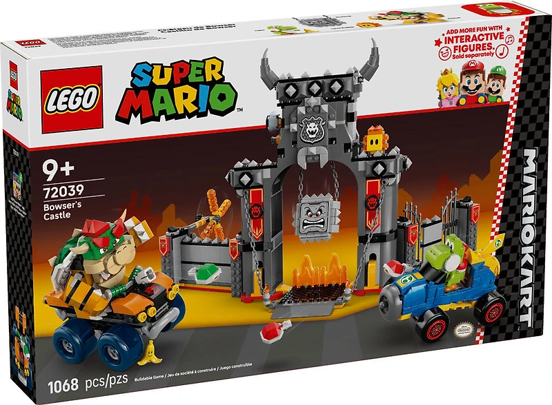LEGO Super Mario : Mario Kart - Château de Bowser, Jouet pour Garçons, Filles et Tous les Amateurs 72039