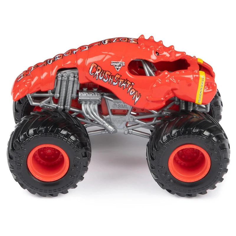 Monster Jam, Monster trucks en métal moulé Octon8er Vs. Crushstation officiels, échelle 1:64