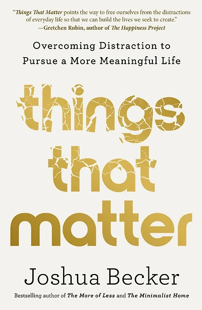 Things That Matter - Édition anglaise
