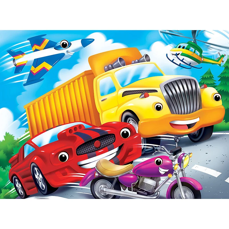 Googly Eyes - Vehicles 48 Piece Puzzle - English Edition