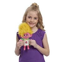 Petite Peluche de 20 cm (8 pouces) de Viva de Les Trolls 3 de DreamWorks, Rose