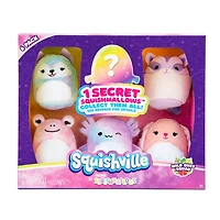 Squishville mini Squishmallow, paquet de 6 - Escouade déchaînée