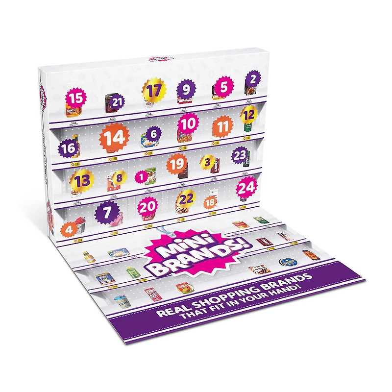 Calendrier de l'Avent de Mini Brands en édition limitée, avec 4 Minis exclusifs par ZURU