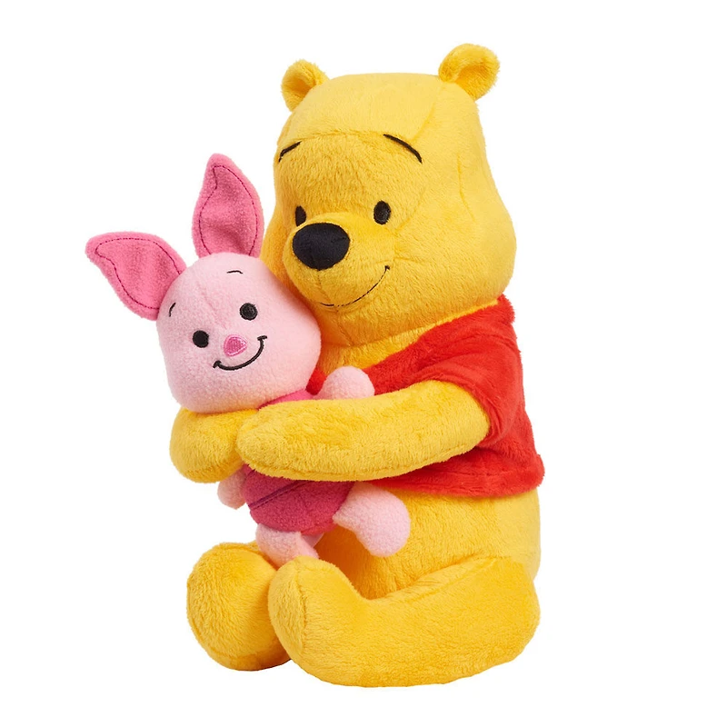 Peluche Winnie l'ourson avec Porcinet de Disney Classics