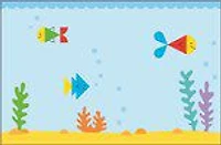Usborne Minis:  Sticker Shapes Under The Sea - Édition anglaise