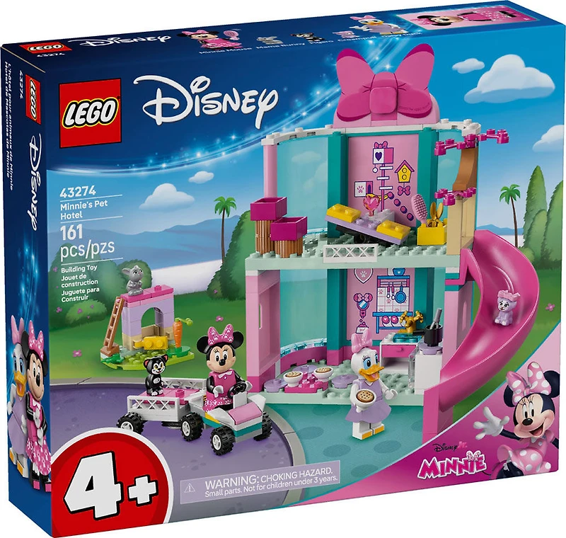 LEGO Disney L'hôtel pour Animaux de Minnie La maison de Mickey Mouse Ensemble de Jeu Préscolaire La Maison de Mickey à Construire 43274