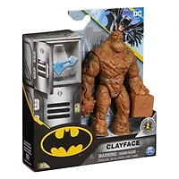 DC Comics, Figurine articulée Clayface avec 2 accessoires mystère, 10 cm