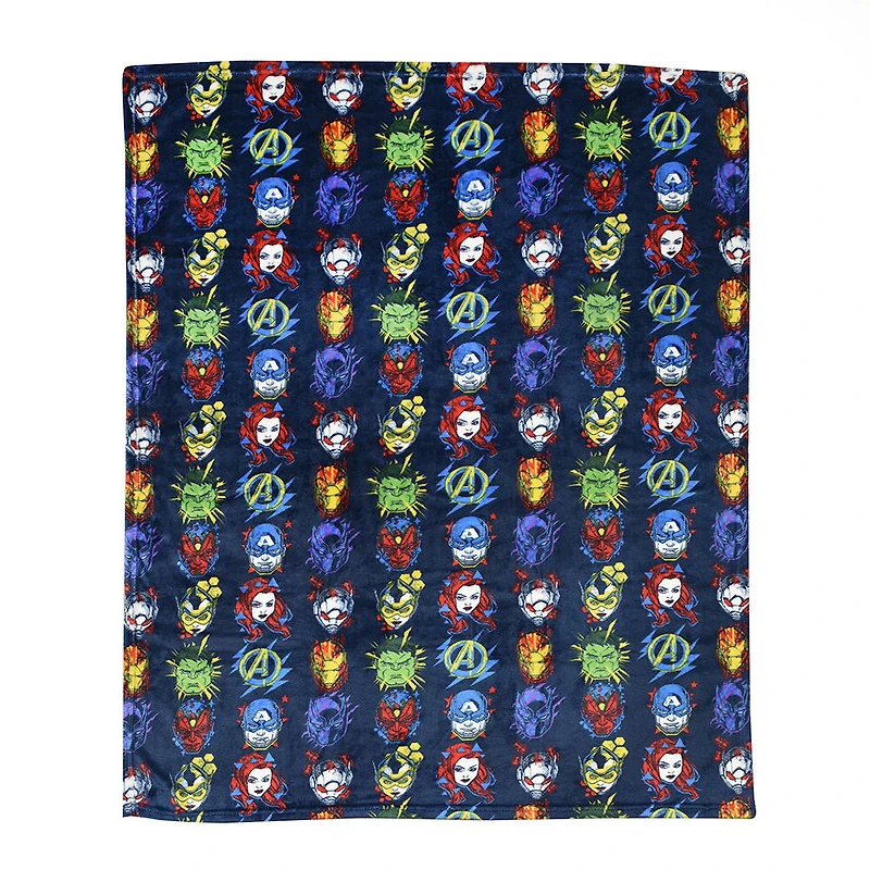 Marvel Avengers 2 Piece Throw and Cushion Set