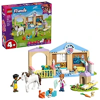 LEGO Friends La Clinique Vétérinaire des Animaux - 2 Minipoupées, un Chien, un Lapin, un Cheval, 2 Chats - 42696
