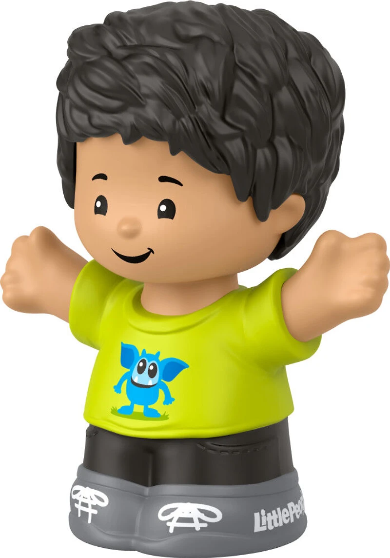Fisher-Price Little People Boy dans Monster Shirt Figure pour les tout-petits et les enfants d'âge préscolaire