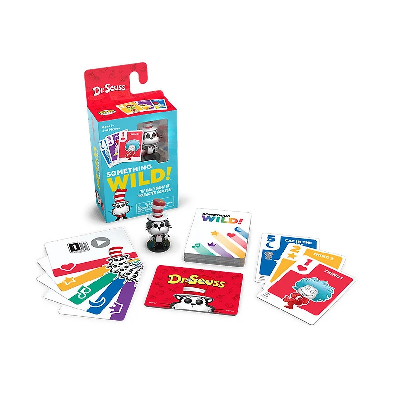 Funko Games Something Wild! Dr. Seuss - Cat In The Hat Card Game - English Edition