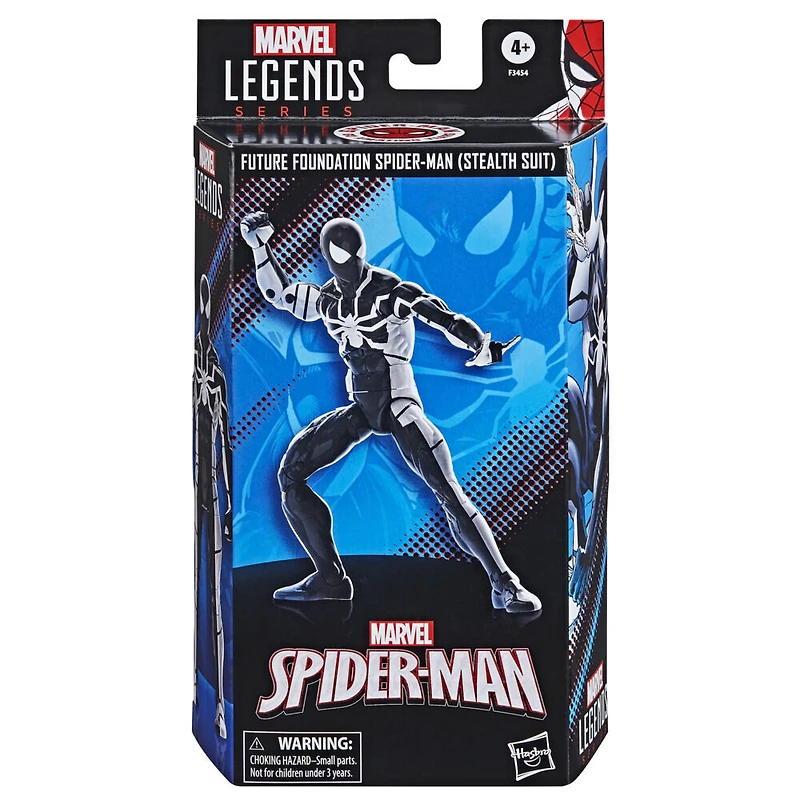 Marvel Legends Series Spider-Man, figurine Spider-Man : Future Foundation (armure) de 15 cm, inclut 4 accessoires