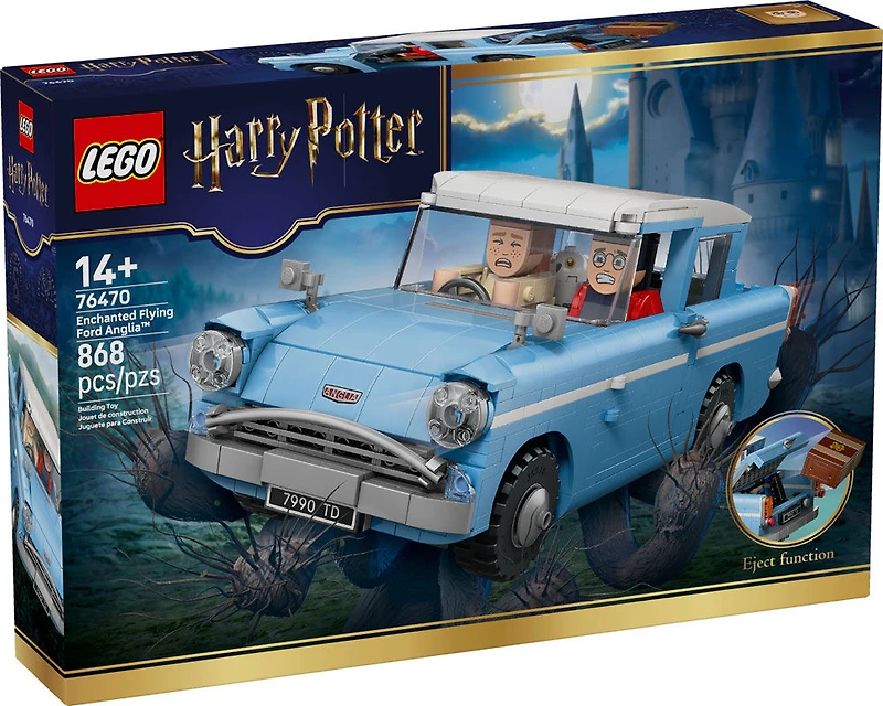 LEGO Harry Potter La Ford Anglia Volante Enchantée, Ensemble de Construction de Voiture pour le Jeu et l'Exposition 76470