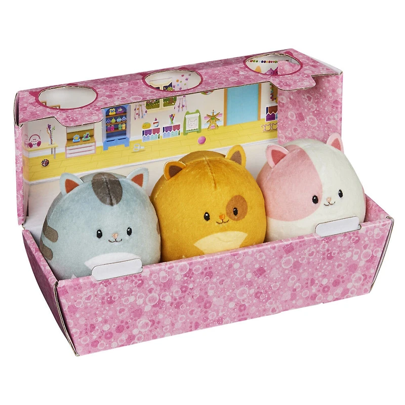 Gabby's Dollhouse, Hamster Kitties, Three Super-Soft Plush, Stuffed Animals