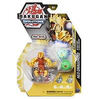 Bakugan Evolutions, Coffret Platinum Power Up Neo Dragonoid avec Nano Fury et Lancer