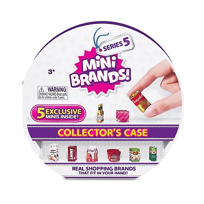 Coffret de collectionneur de Mini Brands série 5 avec 5 Minis exclusifs par Zuru