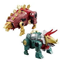 Transformers Generations Selects Age of the Primes, figurines convertibles G2 Universe Dinobot Slug et Dinobot Snarl