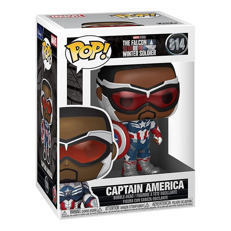 Figurine en Captain America par Funko POP! Falcon and The Winter Soldier