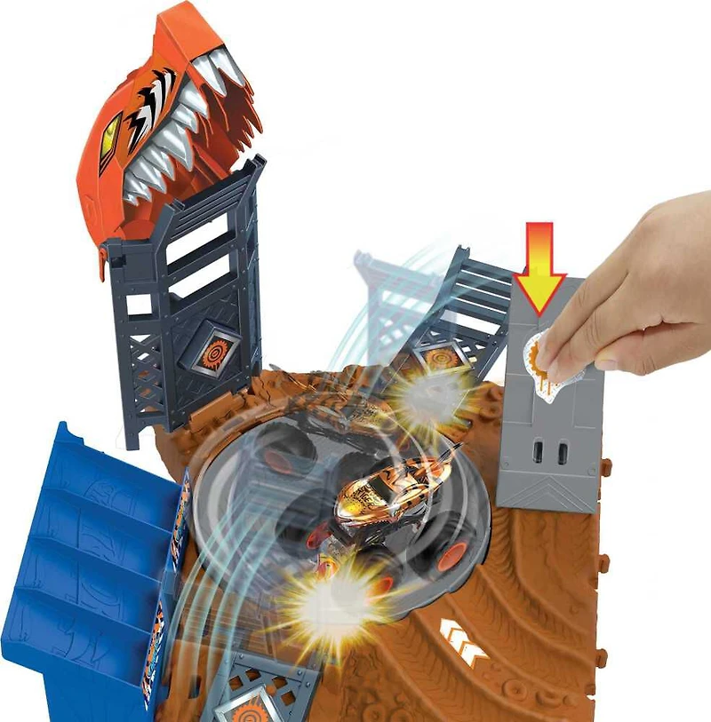 Hot Wheels Monster Trucks Coffret Compétition de Dérapages