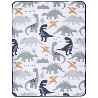 Ensemble De Literie De Berceau 3 Pièce Dinosaures Préhistoriques