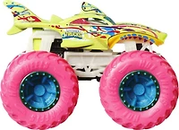 Hot Wheels - Monster Trucks - Véhicule phosphorescents à l'échelle 1/64 - Notre exclusivité - Les styles varient