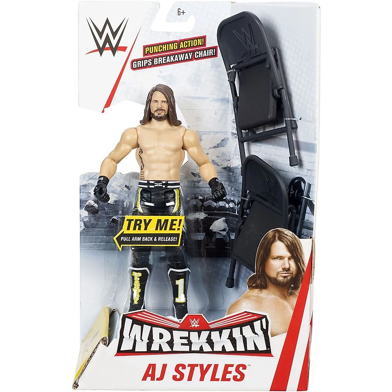 WWE - Wrekkin'- Figurine articulee - AJ Styles