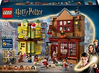 LEGO Harry Potter Le Magasin d'Accessoires de Quidditch et Les Glaces Florian Fortarôme, Boutiques du Chemin de Traverse 76452