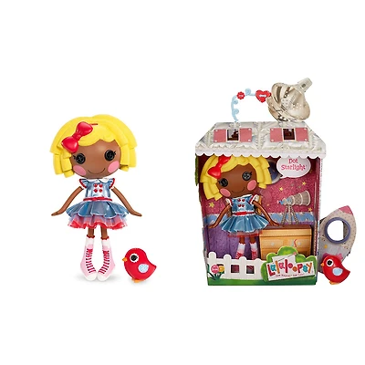 Lalaloopsy Doll - Dot Starlight with Pet Bird, 13" STEM-inspired astronaut doll