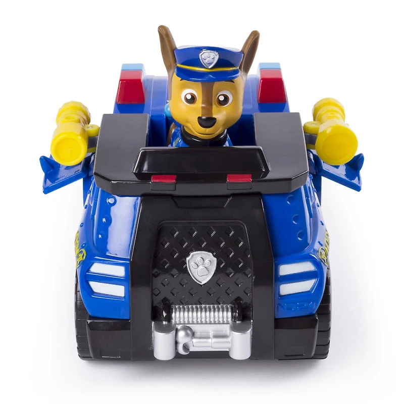 PAW Patrol - Voiture de police transformable de Chase avec mégaphone déployable