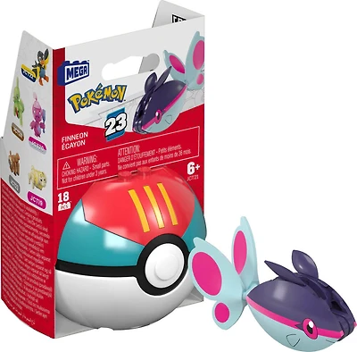 MEGA  Pokémon  Figurine articulée  Écayon, Pokéball (18pièces)