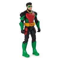 DC Comics, Figurine articulée Robin avec 2 accessoires mystère, 10 cm