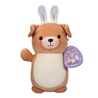 Squishmallows de 25,4 cm Hugmees de Pâques - Stevon labrador brun